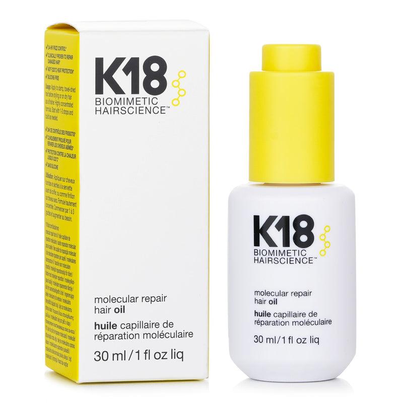 K18 Molecular Repair Hair Oil 30ml/1oz - K18 | Available at Shine Beauty & Co., Bismarck, ND