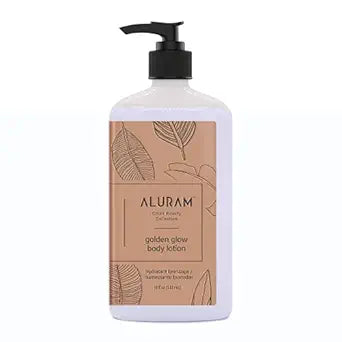 Aluram Golden Glow Body Lotion 18oz - Aluram | Available at Shine Beauty & Co., Bismarck, ND