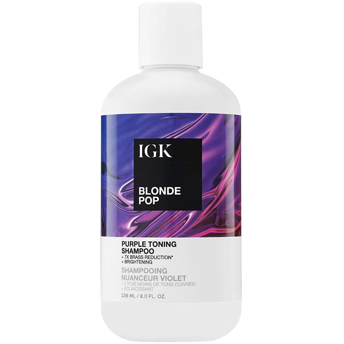 IGK Blonde POP Shampoo 8 oz - IGK Hair | Available at Shine Beauty & Co., Bismarck, ND