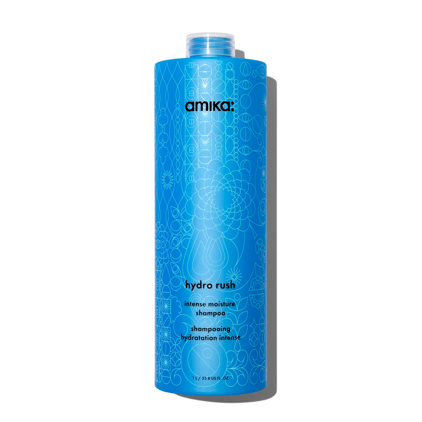 Amika Hydro Rush Intense Moisture Shampoo 1 Liter / 33.8 oz