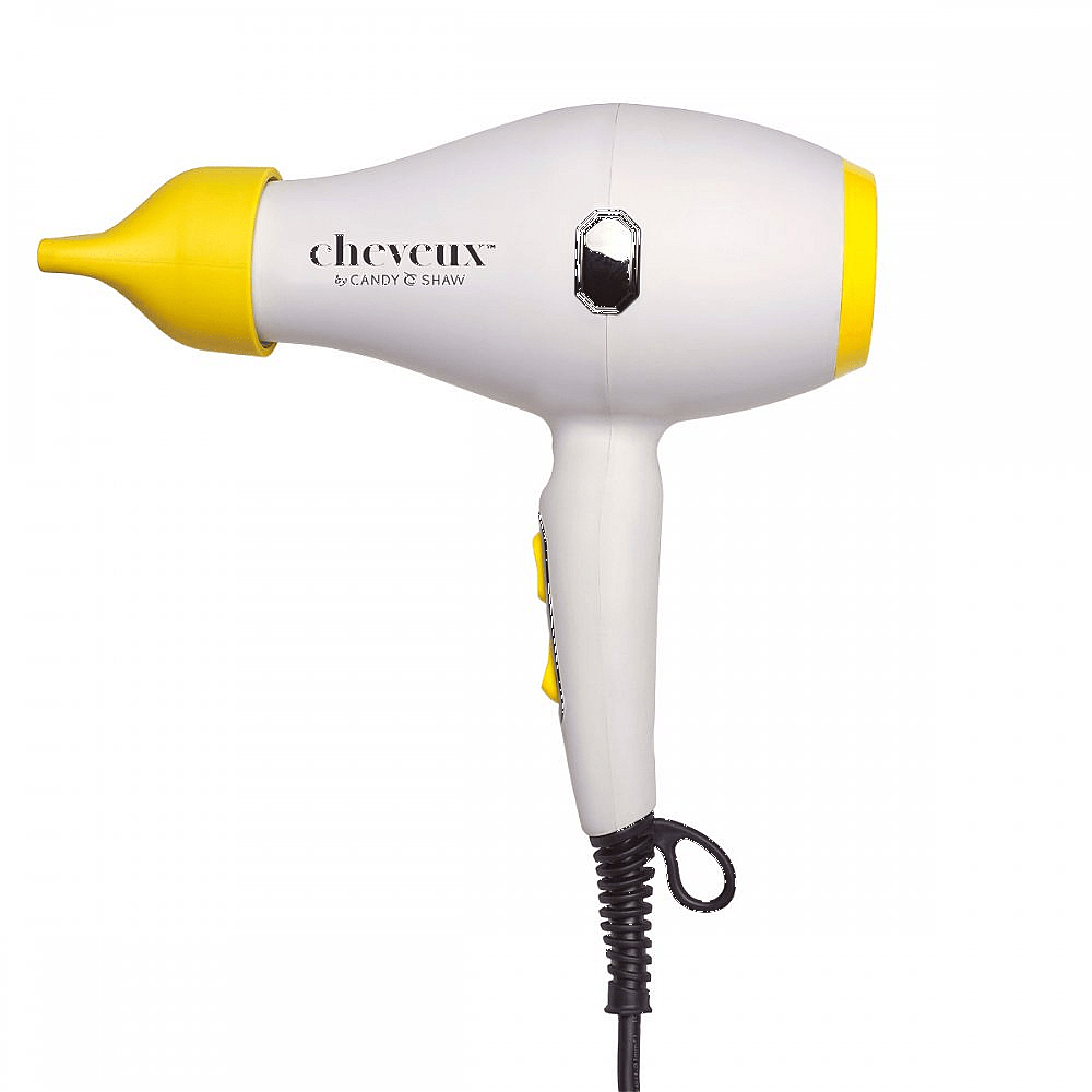 Sunlights Cheveux Hair Dryer - White + Yellow - Sunlights | Available at Shine Beauty & Co., Bismarck, ND