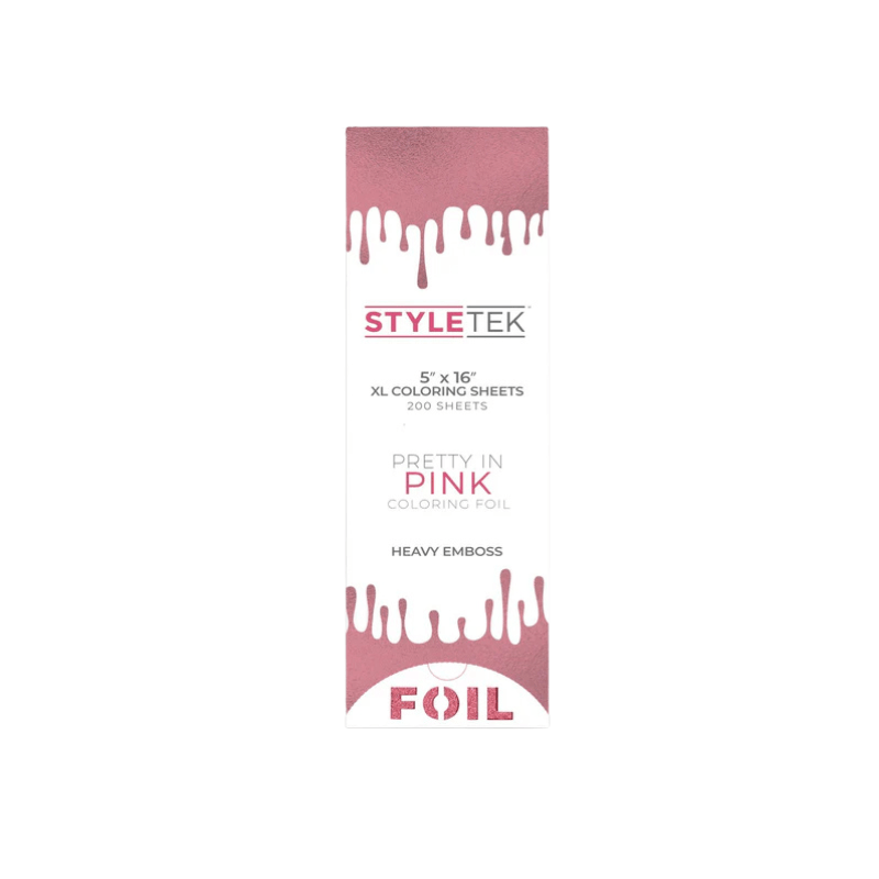 Styletek Pretty In Pink Balayage XL Sheets 200ct 5x16 - Styletek | Available at Shine Beauty & Co., Bismarck, ND