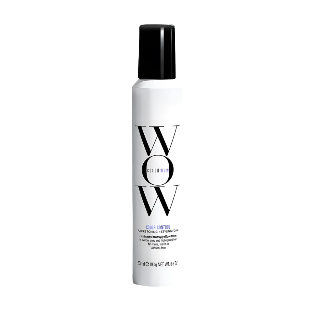 Color Wow Color Control Purple Toning + Styling Foam 6.8oz - Color Wow | Available at Shine Beauty & Co., Bismarck, ND