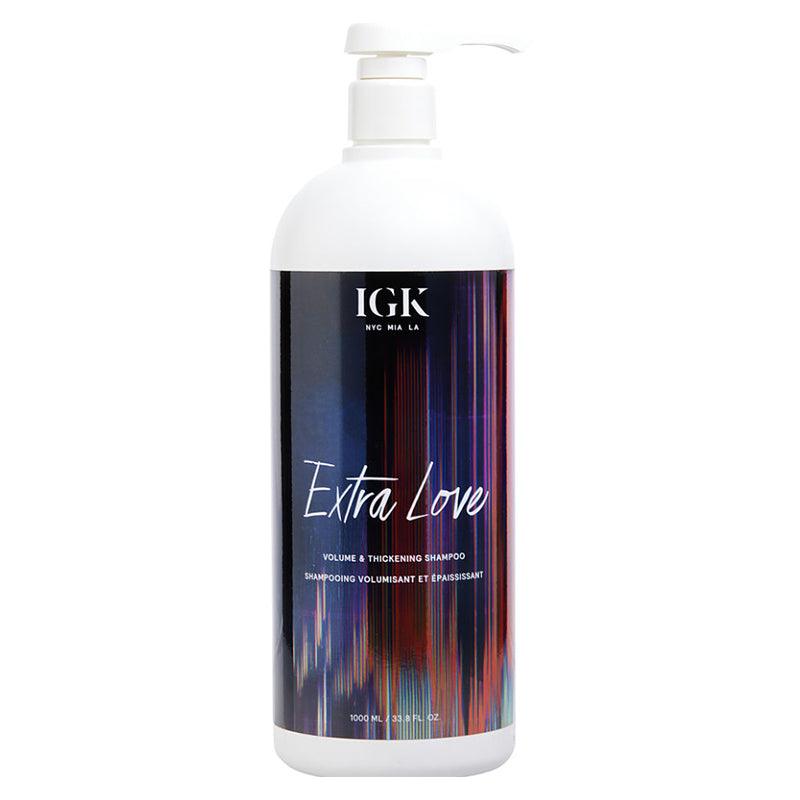 IGK EXTRA LOVE Volume & Thickening Shampoo - IGK Hair | Available at Shine Beauty & Co., Bismarck, ND