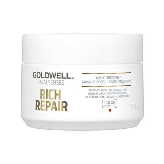 Goldwell DualSenses Rich Repair 60 Sec Treatment - Goldwell | Available at Shine Beauty & Co., Bismarck, ND