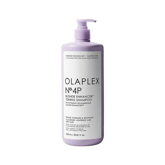 Olaplex No. 4P Blonde Enhancer Toning Shampoo 33.8oz - Olaplex | Available at Shine Beauty & Co., Bismarck, ND