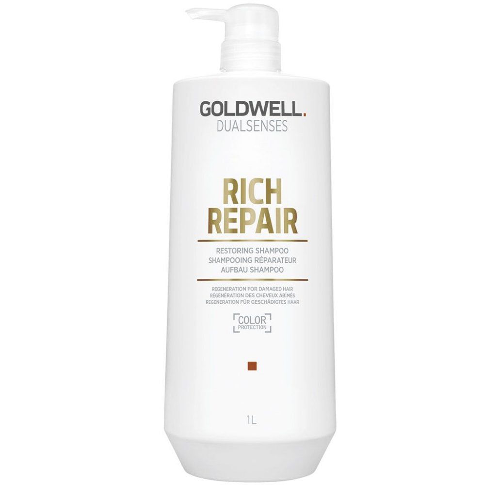 Goldwell DualSenses Rich Repair Restoring Shampoo - Goldwell | Available at Shine Beauty & Co., Bismarck, ND