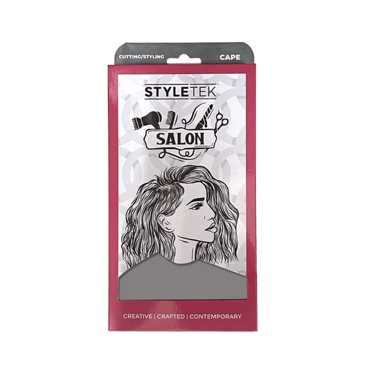 Styletek Solid Gray Cape 45x6 - Styletek | Available at Shine Beauty & Co., Bismarck, ND