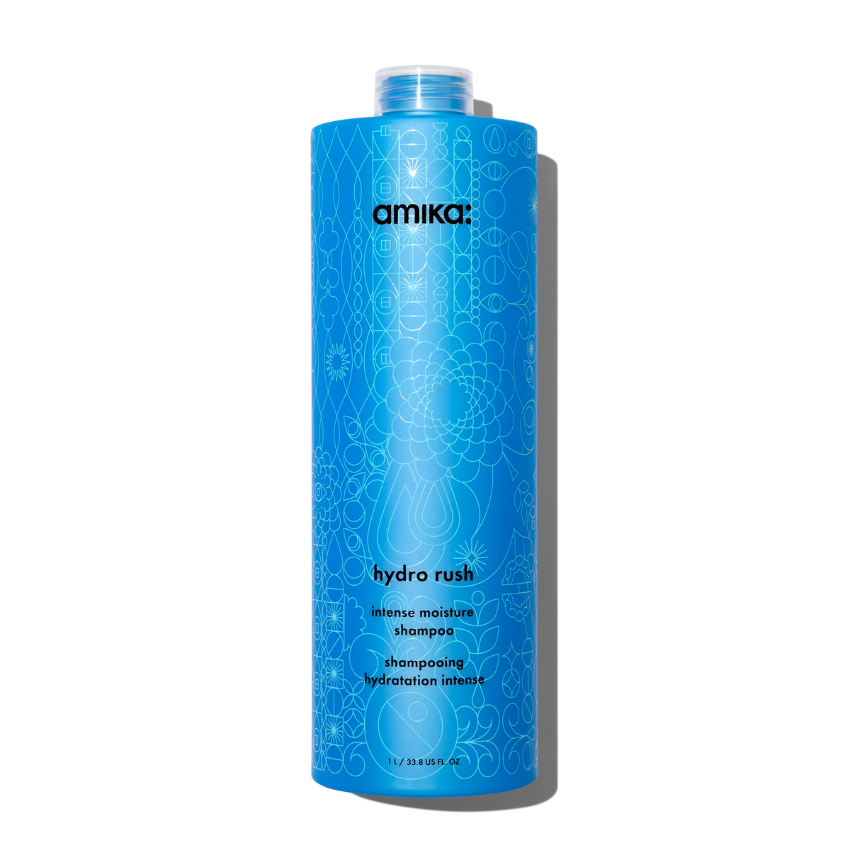 Amika Hydro Rush Intense Moisture Shampoo 1 Liter / 33.8 oz