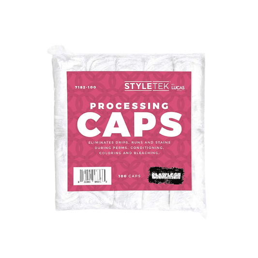 Styletek Clear Processing Caps -100pk - Styletek | Available at Shine Beauty & Co., Bismarck, ND
