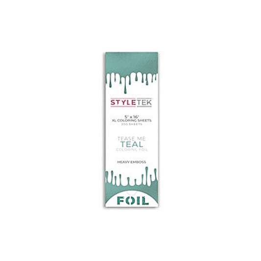 Styletek Tease Me Teal Balayage XL Sheets 200ct 5x16 - Styletek | Available at Shine Beauty & Co., Bismarck, ND