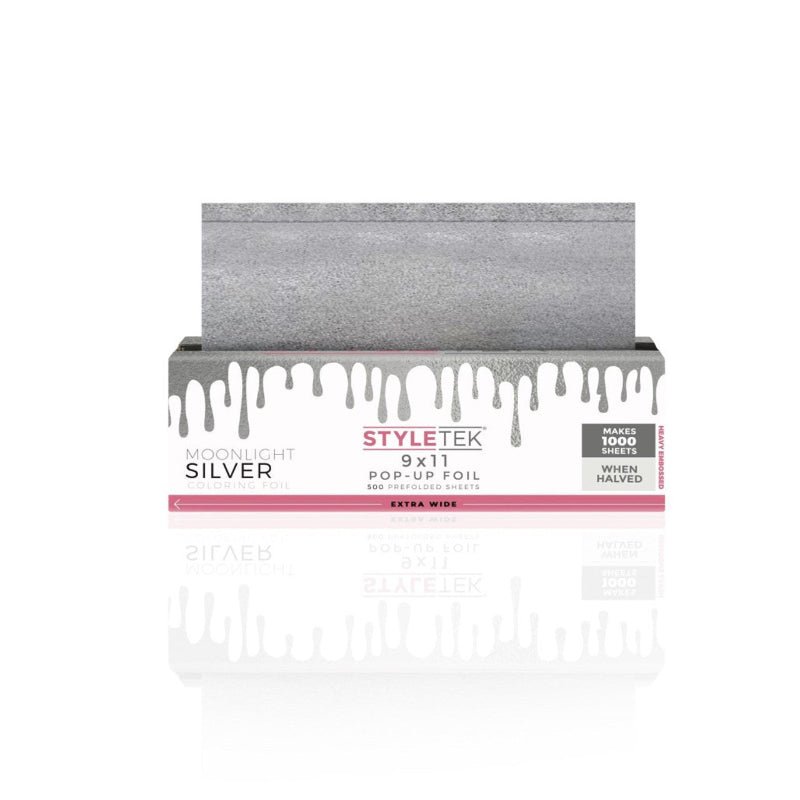 Styletek Moonlight Silver Smooth Foil 9 x 11 - Styletek | Available at Shine Beauty & Co., Bismarck, ND